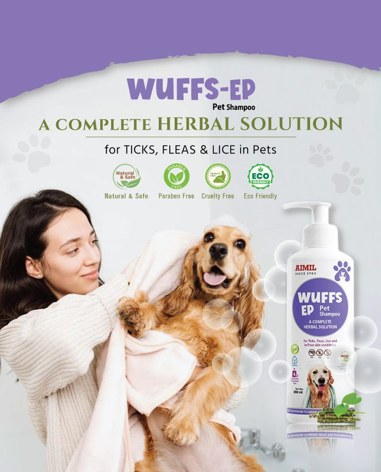 Aimil Wuffs EP Pet Shampoo Banner