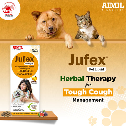 Jufex Pet Liquid Herbal Therapy for Tough Cough